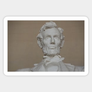 Lincoln statue Sticker